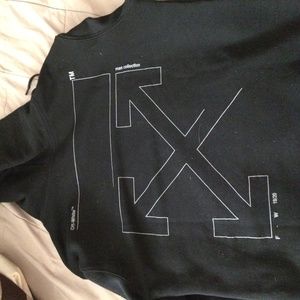*STEAL* Off-White Unfinished Diag Black Hoodie